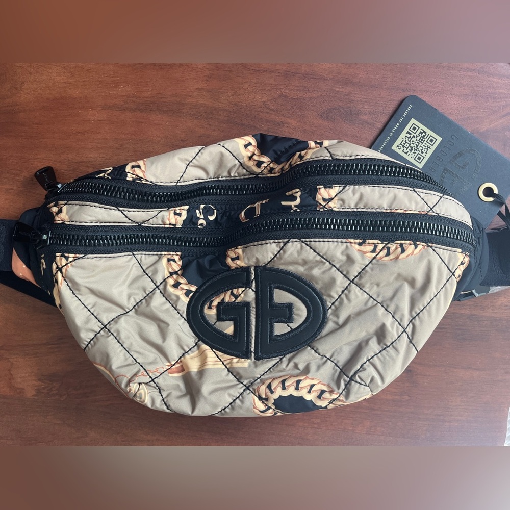 Goldbergh Chain Pattern Fanny Pack